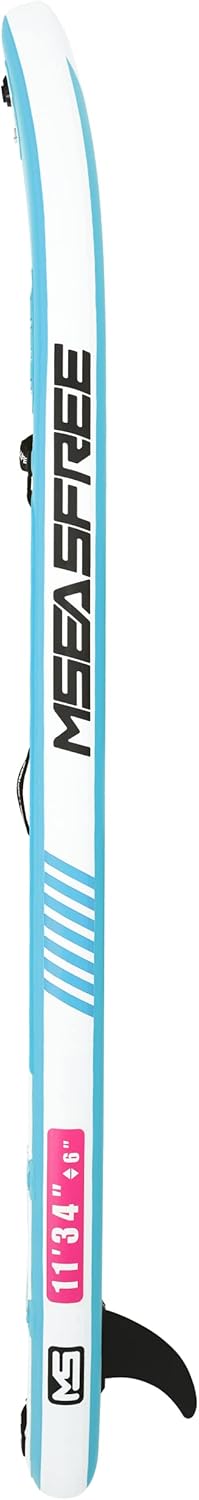 11ft Premium Inflatable Stand Up Paddle Board, yellow Yoga Board with Durable SUP Accessories&Carry Bag Waterproof Bag, Leash | Wide Stance, Surf Control, Non-Slip Deck, Leash, Paddle and Pump for Youth & Adult