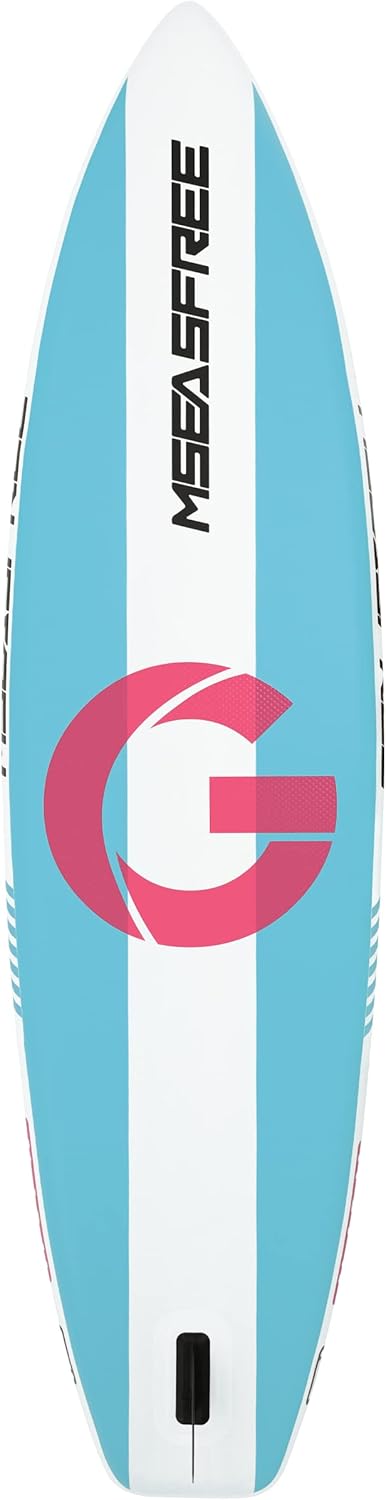 11ft Premium Inflatable Stand Up Paddle Board, yellow Yoga Board with Durable SUP Accessories&Carry Bag Waterproof Bag, Leash | Wide Stance, Surf Control, Non-Slip Deck, Leash, Paddle and Pump for Youth & Adult